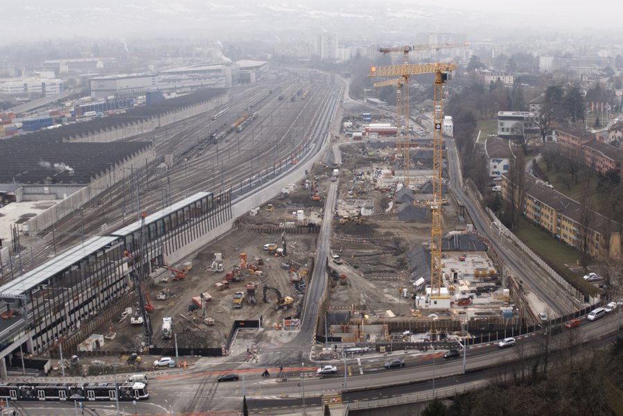 Début du bétonnage pour Adret A